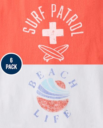 Boys Graphic Tank Top 6-Pack