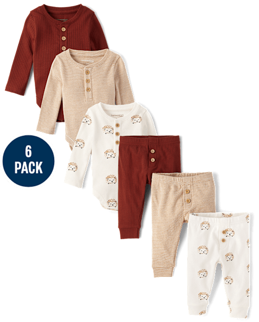 Baby Hedgehog 6-Piece Outfit Set - Homegrown by Gymboree