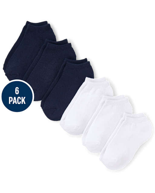 Lot de 6 paires de chaussettes unisexes pour enfants