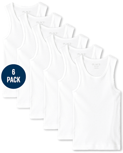 Boys Tank Top 6-Pack
