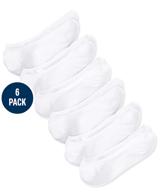 Girls No Show Socks 6-Pack
