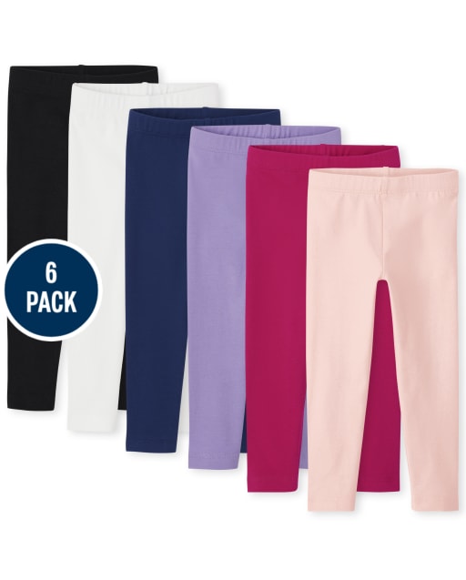 Toddler Girls Leggings 6-Pack