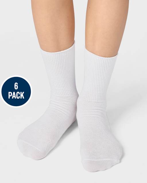 Boys Crew Socks 6-Pack