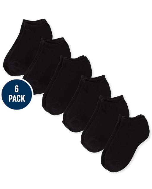 Kids Cushioned Ankle Socks 6-Pack