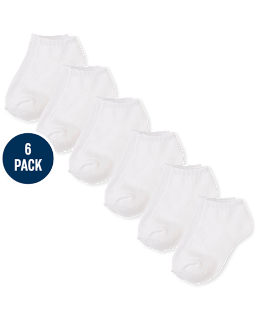 Kids Cushioned Ankle Socks 6-Pack