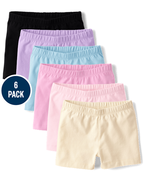 Girls Cartwheel Shorts 6-Pack