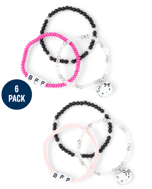 Girls Hello KittyÂ® BFF Bracelet 6-Pack