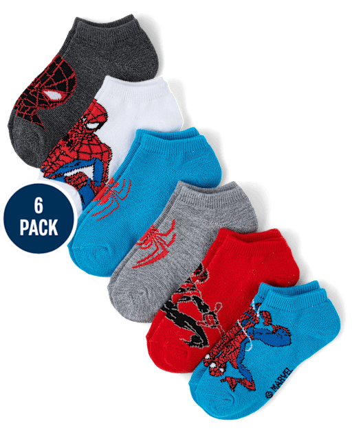 Boys Spider-Man™ Ankle Socks 6-Pack