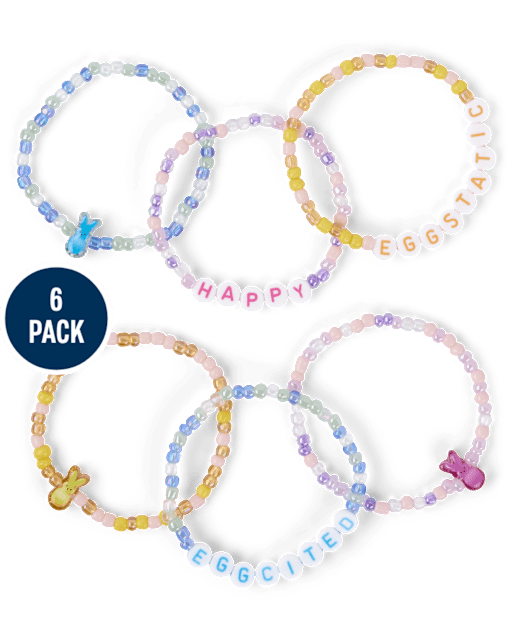 Girls PEEPSÂ® Beaded Bracelet 6-Pack