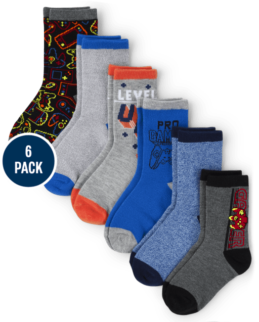The Childrens Place Big Boys Ankle Socks 