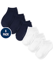 Lot de 6 paires de chaussettes unisexes pour bébé et tout-petit