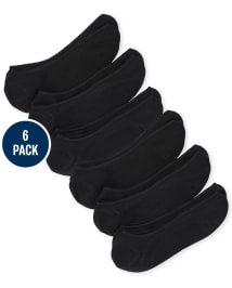 Girls No Show Socks 6-Pack | The Children's Place CA - BLACK