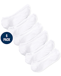Lot de 6 paires de chaussettes invisibles pour filles