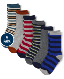 Boys Striped Crew Socks 6 Pack The Children s Place CA MULTI CLR boys-striped-crew-socks-6-pack-the-children-s-place-ca-multi-clr