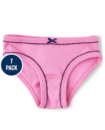 Girls Floral Underwear 7-Pack