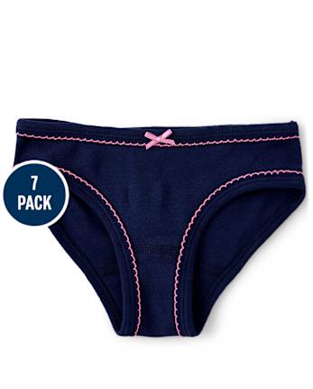 Girls Floral Underwear 7-Pack