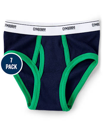 Boys Dino Brief Underwear 7-Pack