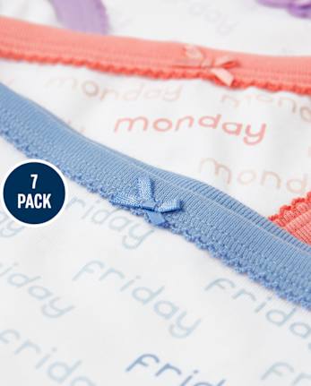 Girls Days Of The Week Underwear 7-Pack - Uniform