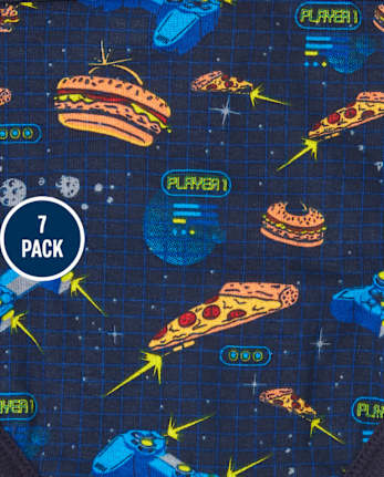 Boys Food Brief Underwear 7-Pack