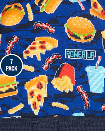 Boys Food Brief Underwear 7-Pack