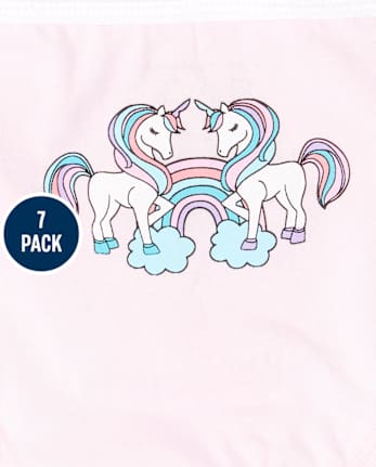 Toddler Girls Unicorn Underwear 7-Pack