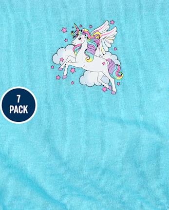 Toddler Girls Unicorn Underwear 7-Pack
