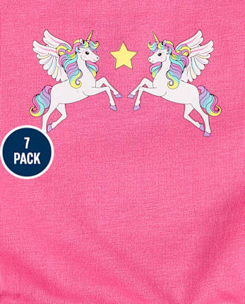Toddler Girls Unicorn Underwear 7-Pack