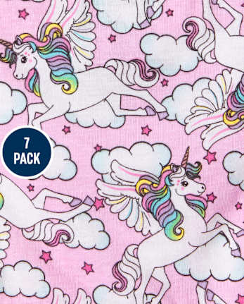 Toddler Girls Unicorn Underwear 7-Pack