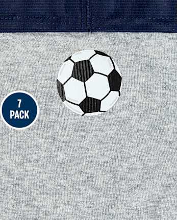 Calzoncillos deportivos para niño pequeño, paquete de 7