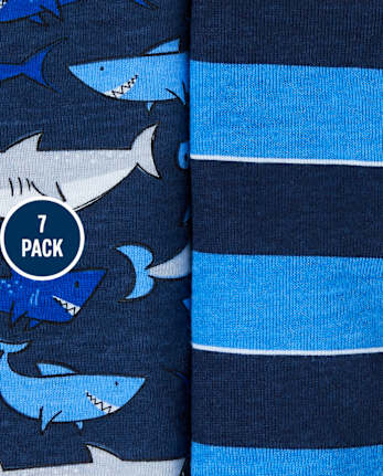 Lot de 7 slips requin pour tout-petit garçon