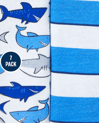 Lot de 7 slips requin pour tout-petit garçon