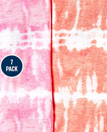 Girls Tie Dye Underwear 7-Pack