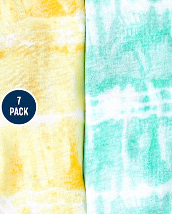Girls Tie Dye Underwear 7-Pack