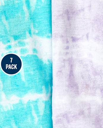 Girls Tie Dye Underwear 7-Pack