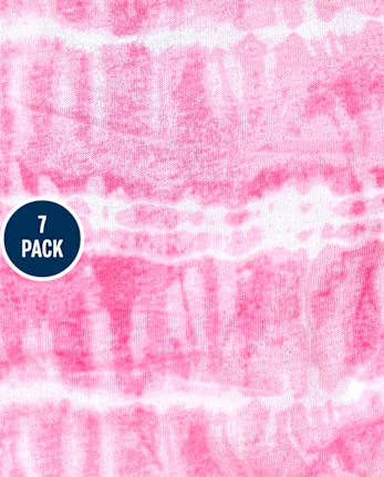 Girls Tie Dye Underwear 7-Pack