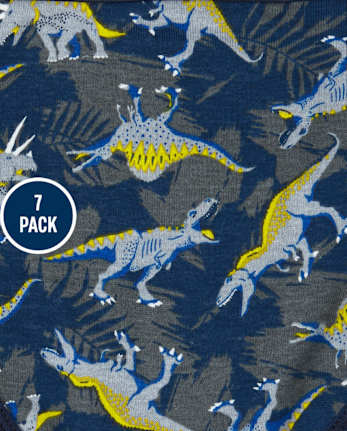 Calzoncillos Dino para niños, paquete de 7