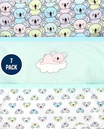 Girls Koala Underwear 7-Pack