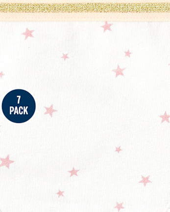 Girls Star Hipster Underwear 7-Pack