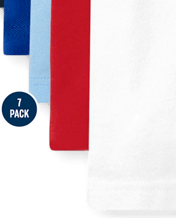 Kids Uniform Soft Pique Polo 7-Pack