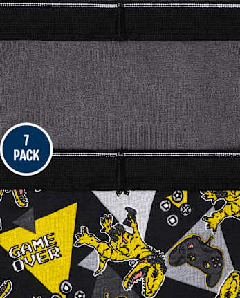 Boys Dino Brief Underwear 7-Pack