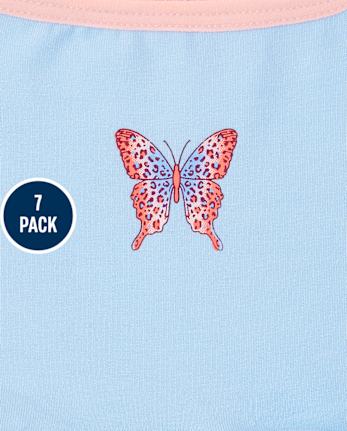 Girls Butterfly Girl Short Underwear 7-Pack