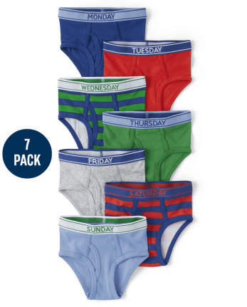 Toddler Boys Days Of The Week Brief Underwear 7-Pack