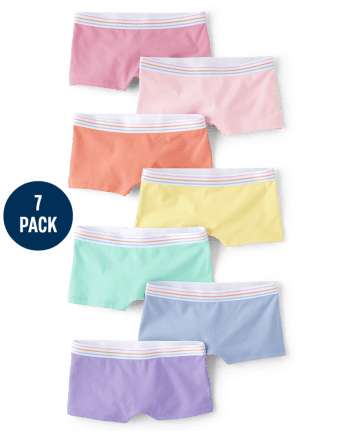 Girls Girl Short Underwear 7-Pack