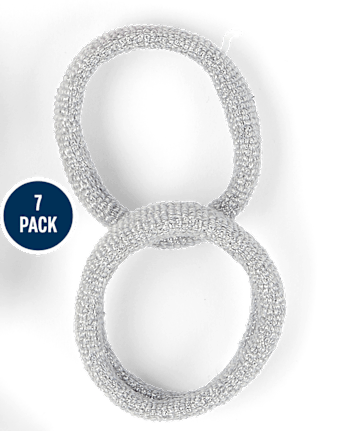 Lot de 7 chouchous à fleurs pour fille