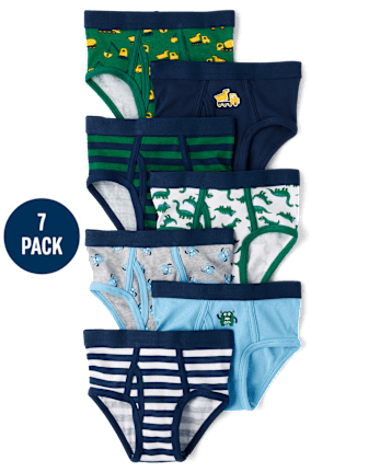 Toddler Boys Monster Brief Underwear 7-Pack