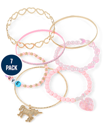 Girls Unicorn Bracelet 7-Pack
