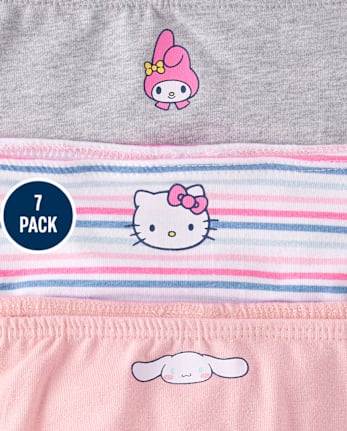 Girls Hello Kitty® And Friends Bikini Underwear 7-Pack