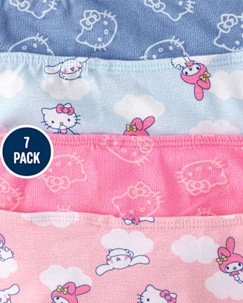 Girls Hello Kitty® And Friends Bikini Underwear 7-Pack