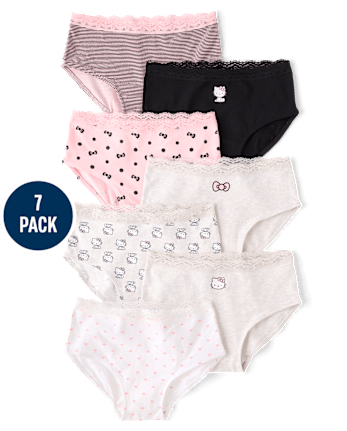 Girls Hello Kitty® Hipster Underwear  7-Pack