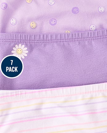 Girls Floral Girl Short Underwear 7-Pack